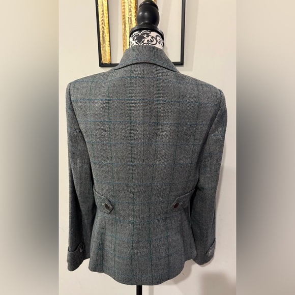 Kasper Gray Plaid Women's Blazer - Picture 7 of 9